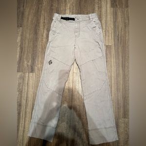 Black Diamond Climbing Pants Size 30 Grey